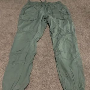 Drawstring cargo style pants